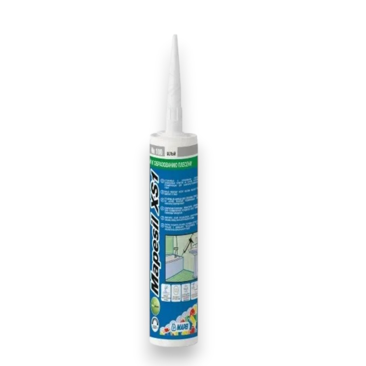 Герметик Mapesil белый 100 XS1 MAPEI