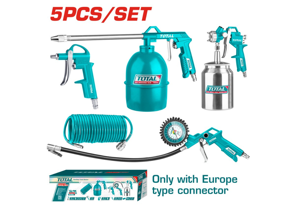 Օդով ատրճանակների հավաքածու 5 կտոր  TATK051 TOTAL