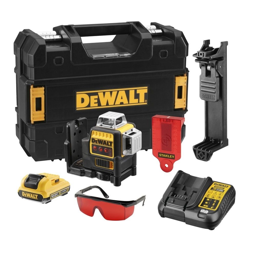 Самовыравнивающийся линейный  12 в  красный  DCE 089 D1R QW  Dewalt