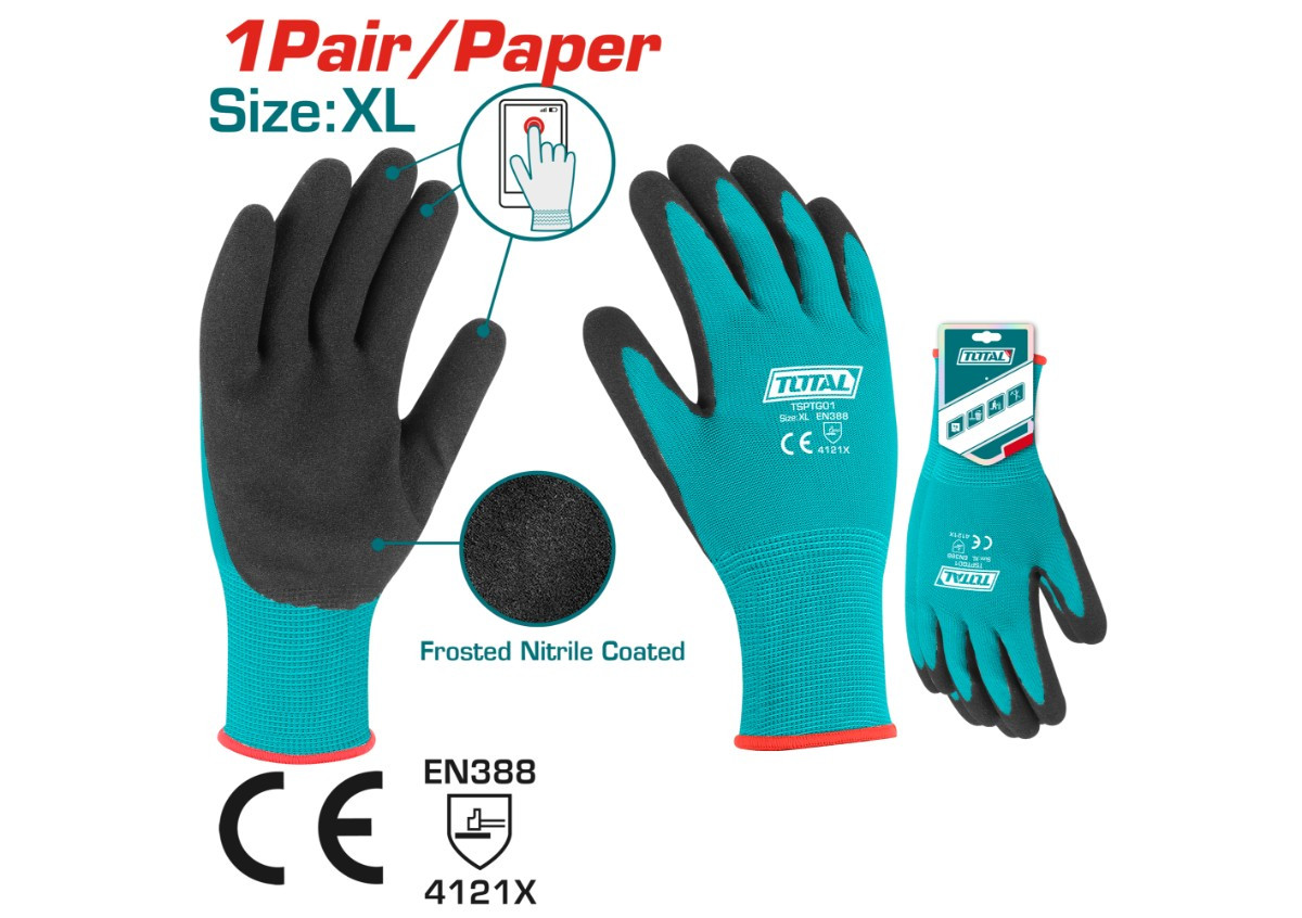 Ձեռնոց նիտրիլ TOTAL TSPTG01