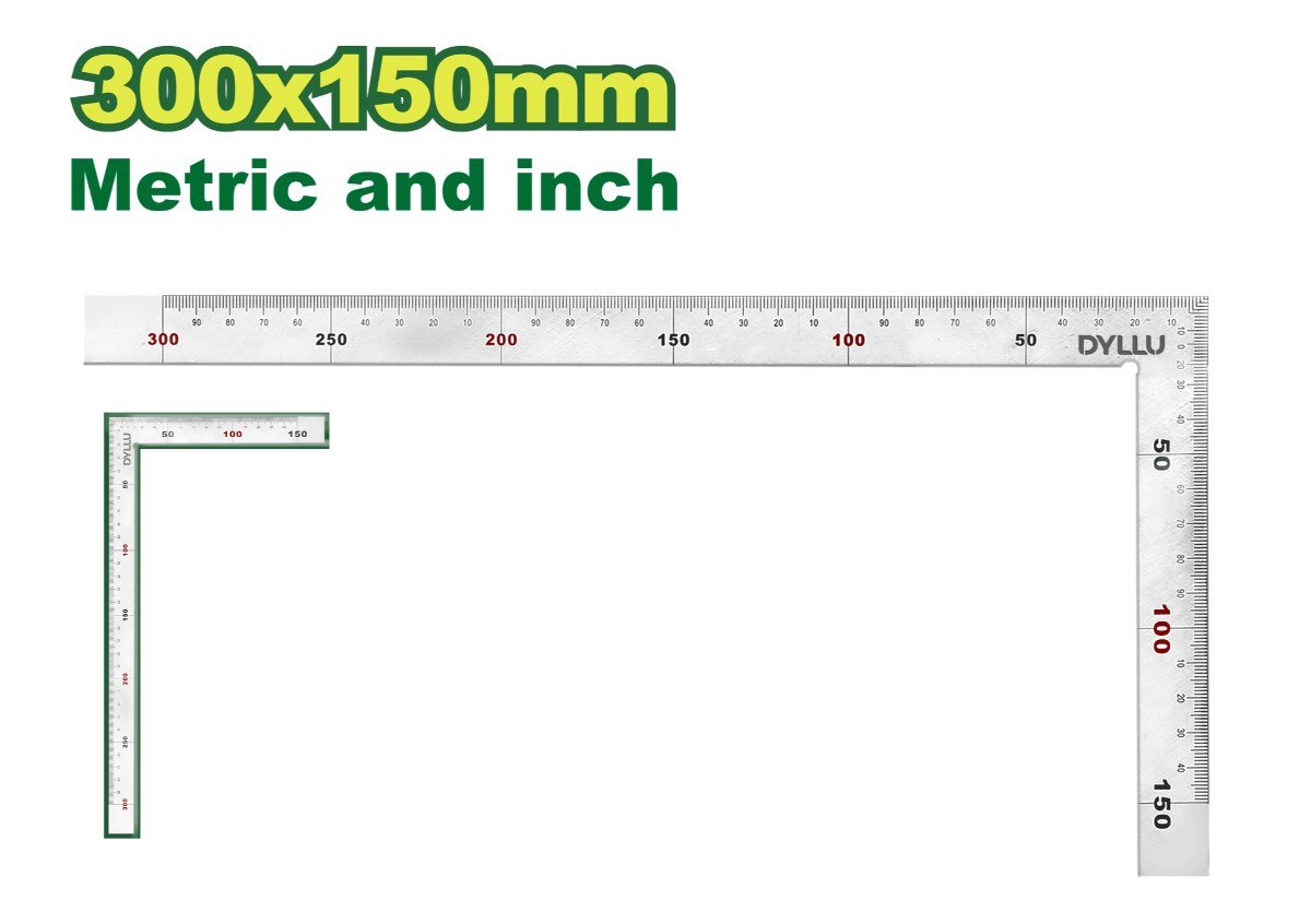 Угольник строительный   DYLLU DTSR4330 300х150мм