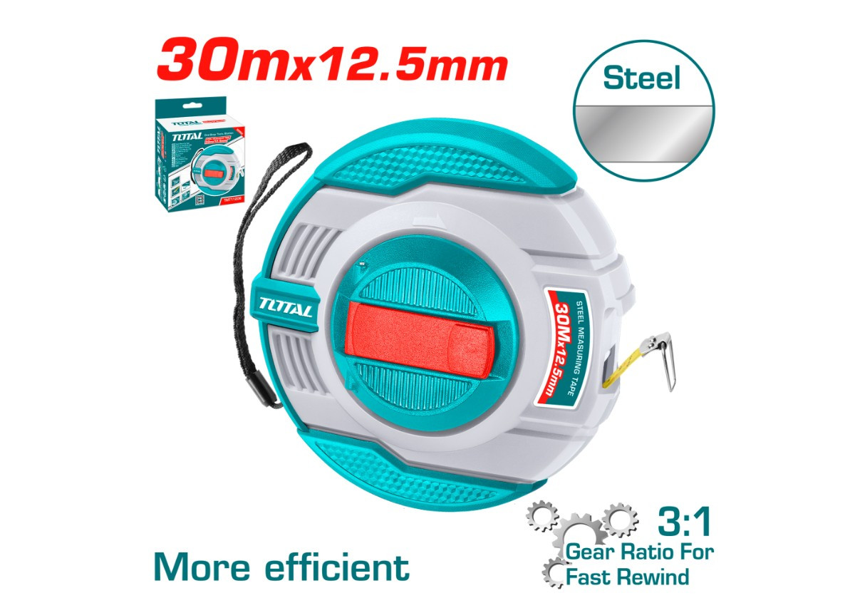 Մետր մետաղյա 30մ  TOTAL TMT11306