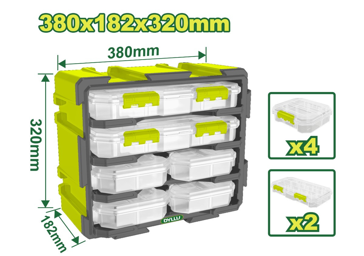 Պահեստավորման մոդուլային աշտարակ 380x170x320մմ DYLLU DTTB8346