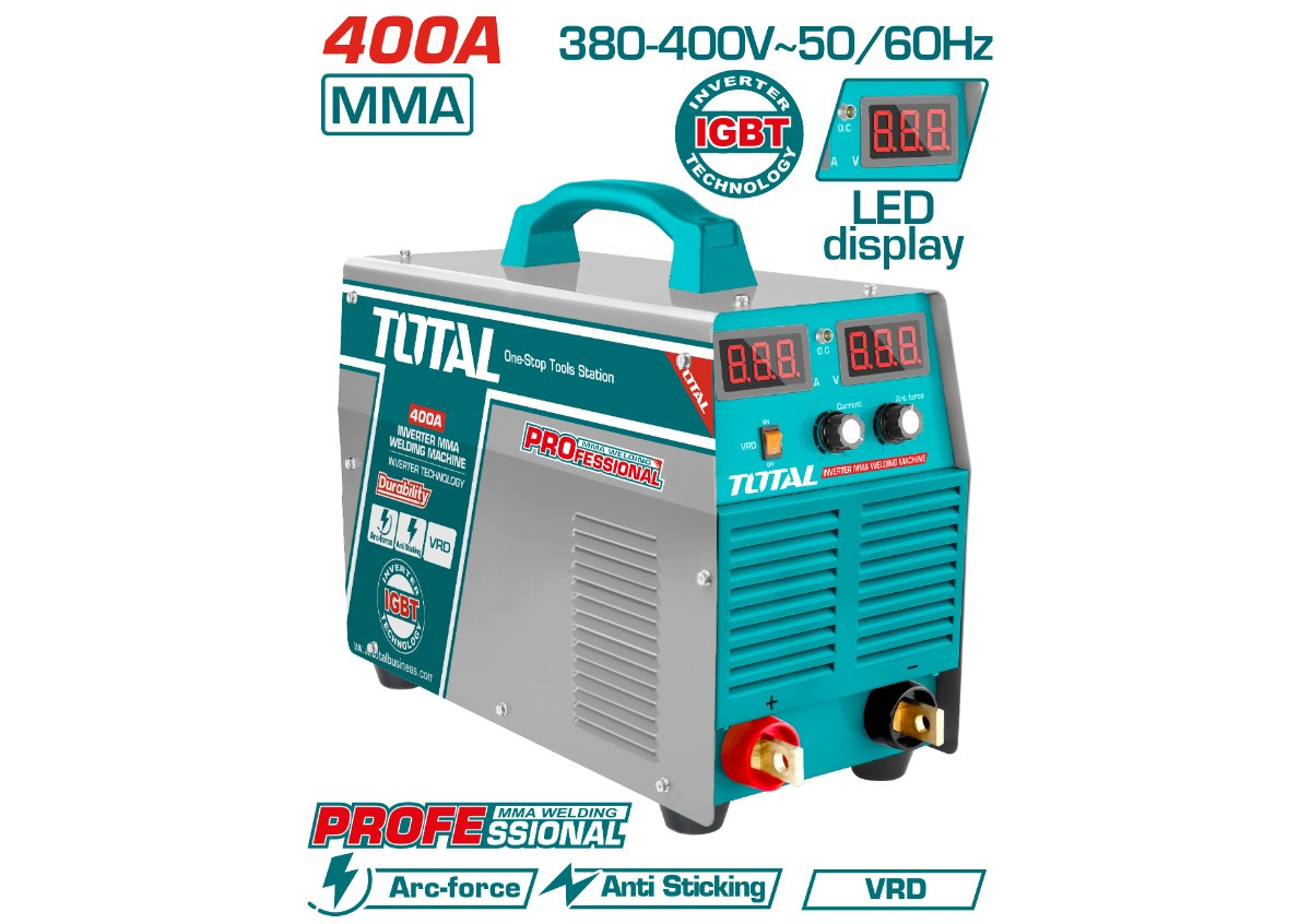 Сварочный аппарат 400 A  TOTAL TW24003