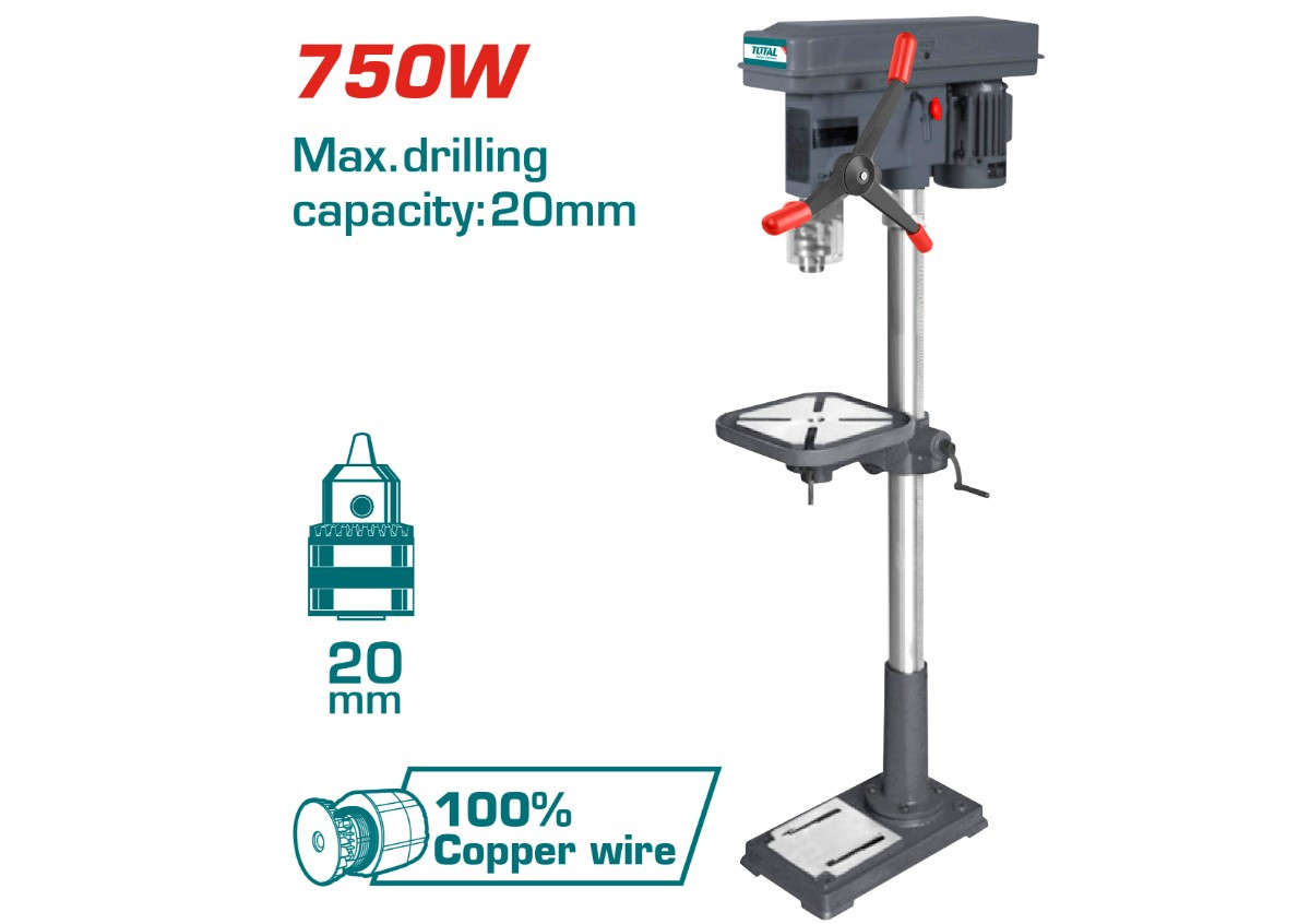 Сверлильный станок TOTAL TDP207502 750 Вт