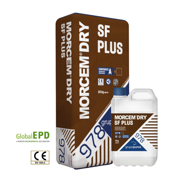 Гидроизоляция на цементной основе 978, 20 кг + 6 кг MORCEM DRY PUMA