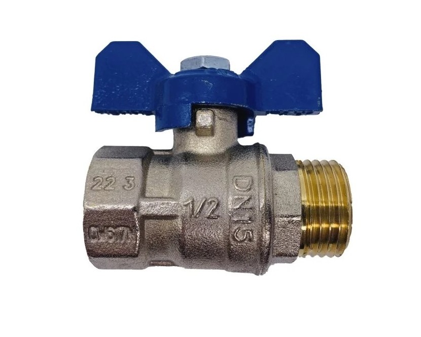 Ջրի փական  1/2 ԱՊ-ՆՊ կապույտ 2371 TIEMME