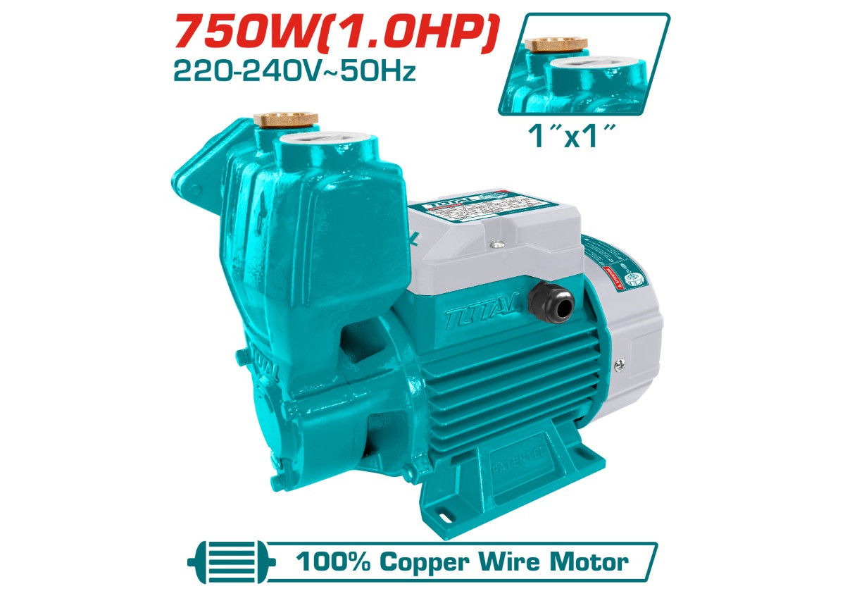 Ջրի պոմպ 750W 52մ 50լ/ր TOTAL TWP107506
