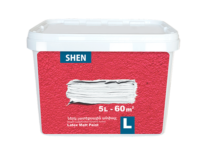 Латексная краска 5л L Shen
