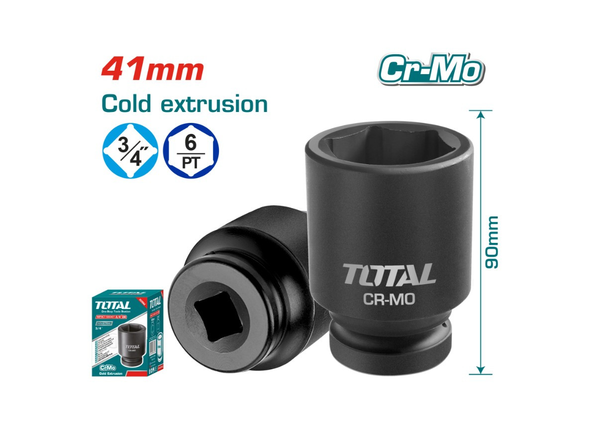 Հարվածային գլխիկ 41մմ 3/4'' TOTAL THHISD3441L