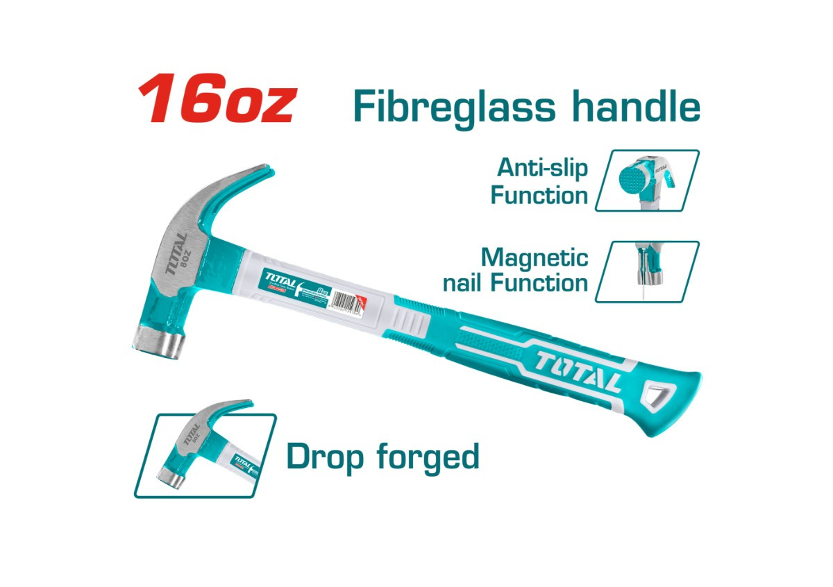 Մուրճ մեխահան TOTAL THTCH0166