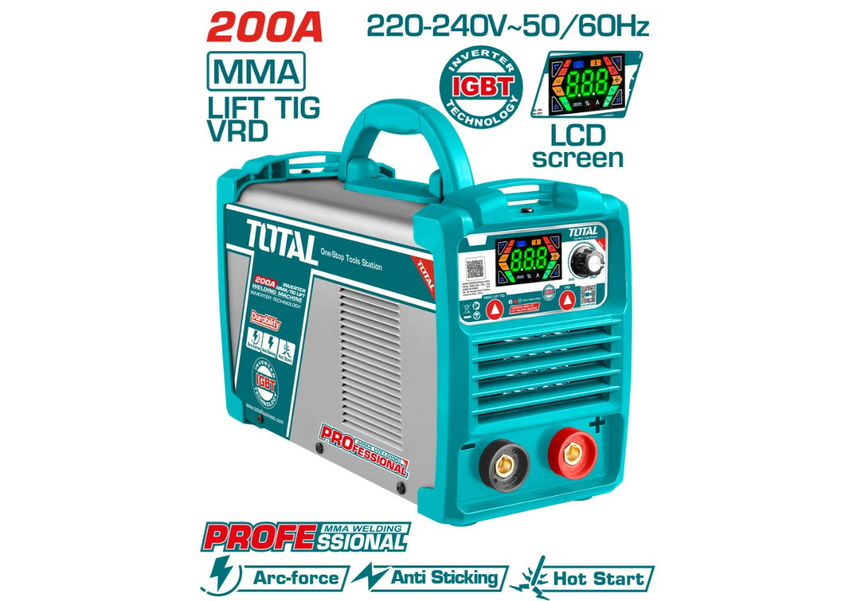 Ինվենտորային եռակցման ապարատ 200A TOTAL TW2200381