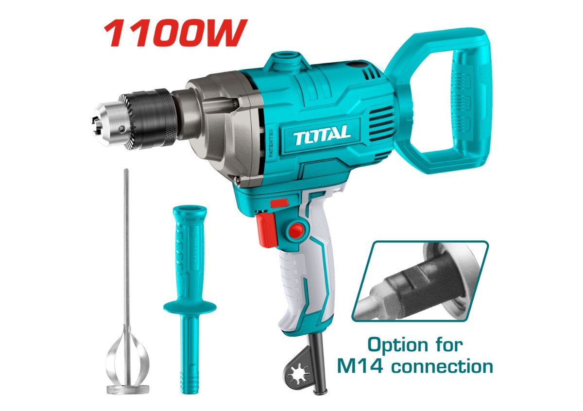 Миксер строительный 1100 Вт  TD61106 TOTAL