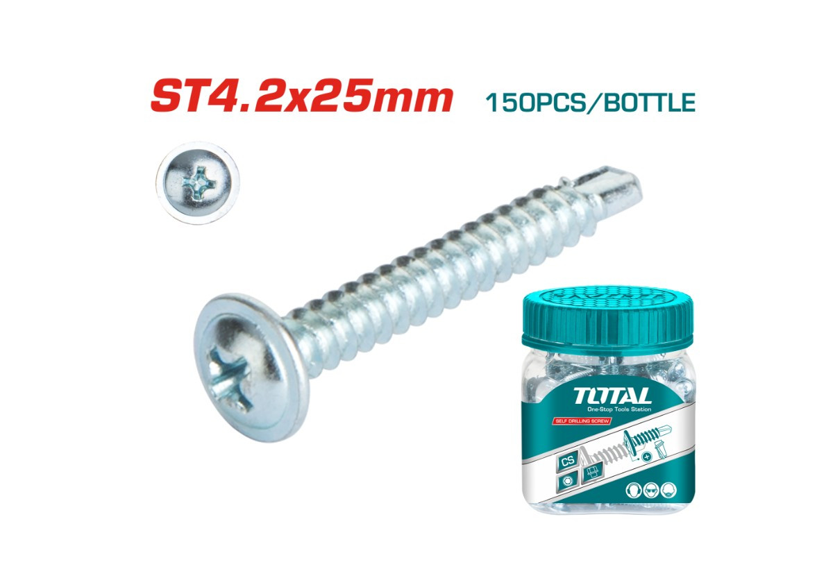 Պտուտակ  4.2 x 25 մմ, տուփում 150հ․ WJSS4202511 TOTAL