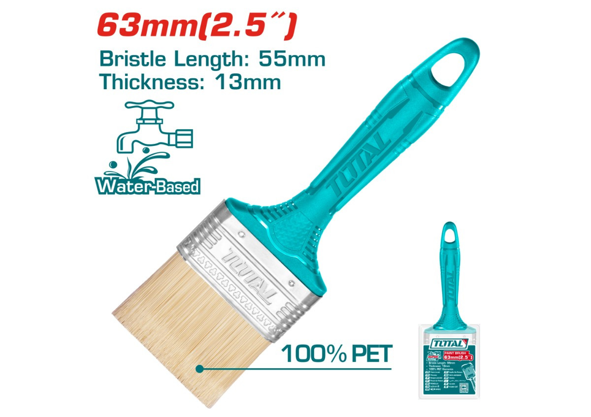 Кисть  2.5" TOTAL THT840256