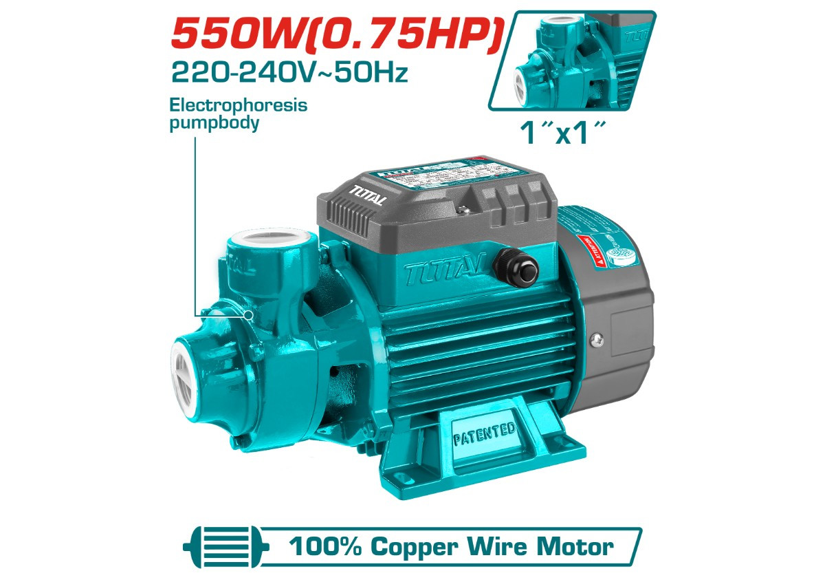 Периферийный водяной насос  TWP15506 550 Вт TOTAL
