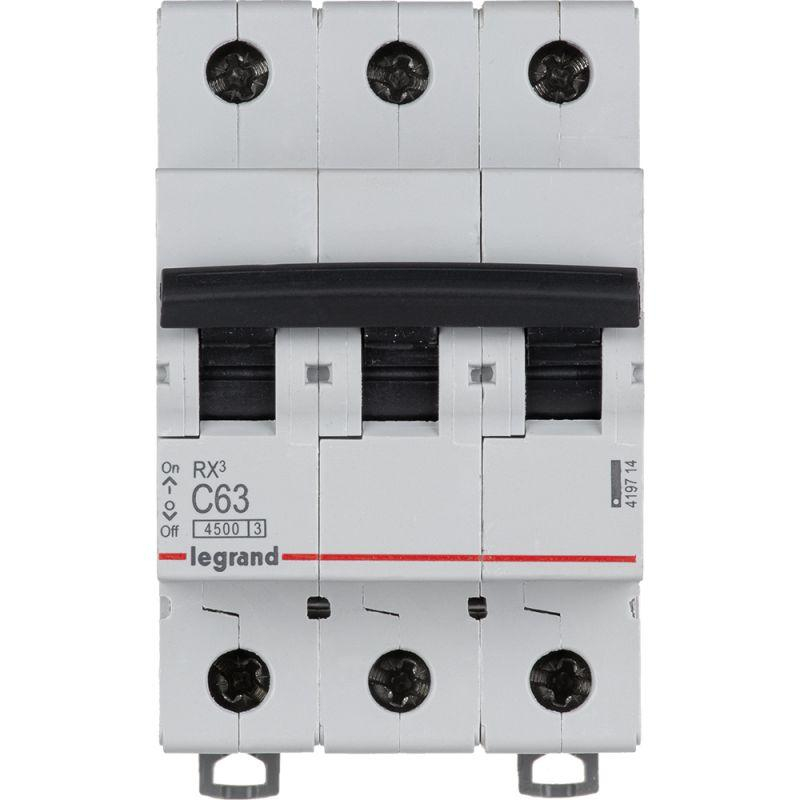Ավտ․ անջատիչ Rx3 3P 63A   Legrand