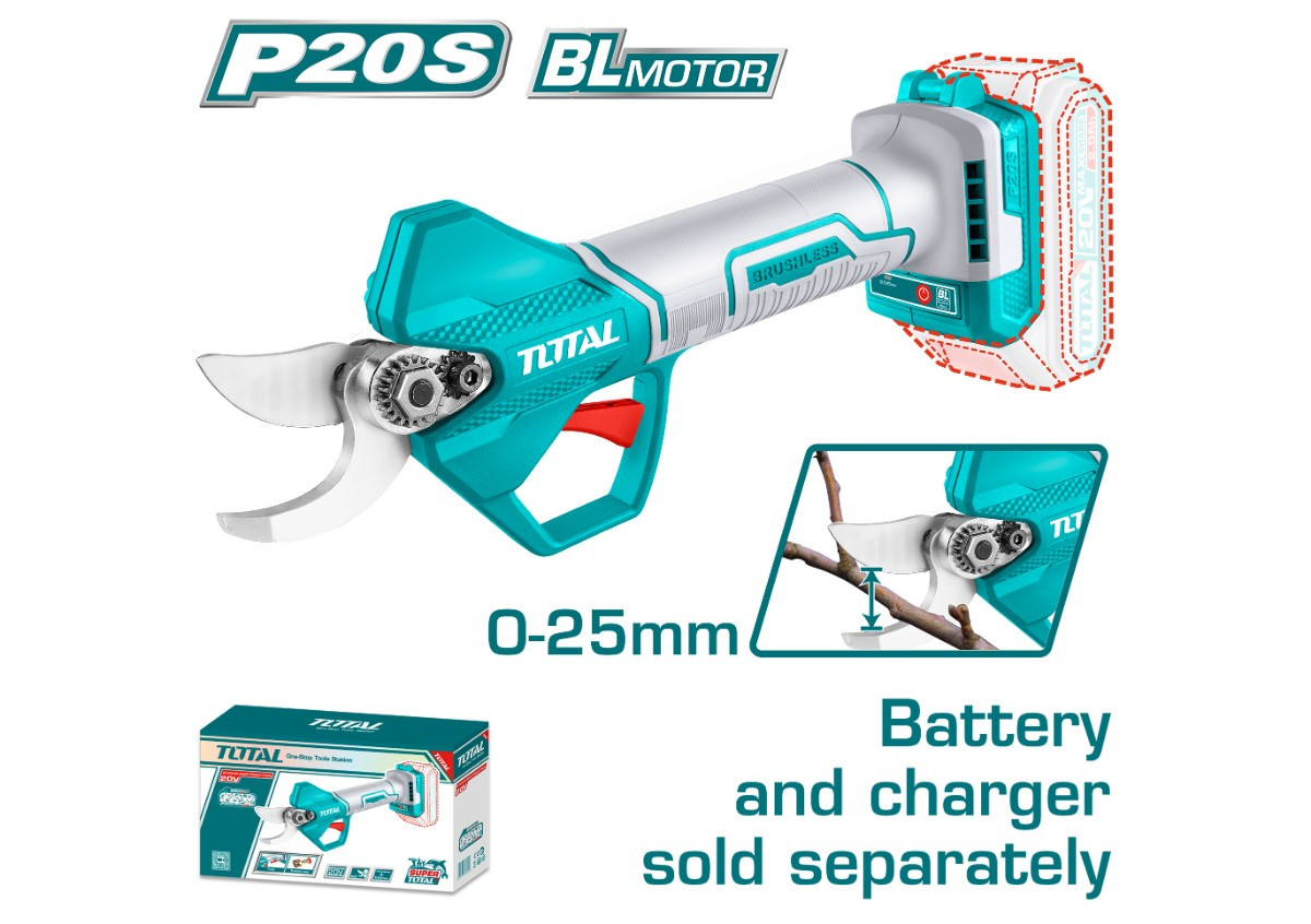 Էտի մկրատ մարտկոցային 20Վ TOTAL TSSLI20258