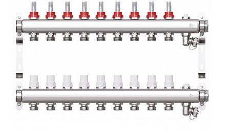 Կոլեկտոր հոսքաչափերով 1" X9 STI
