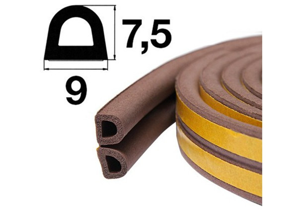 Ինքնակպչուն ռեզին 100մ D-9x7,5-BR 00031024 Apecs