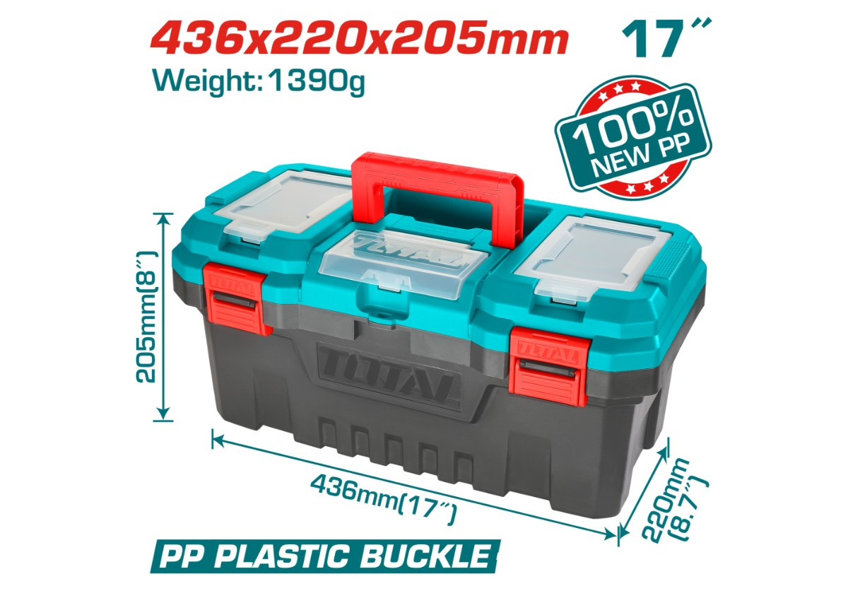 Գործիքների արկղ պլաստիկ 17'' TOTAL TPBX0171