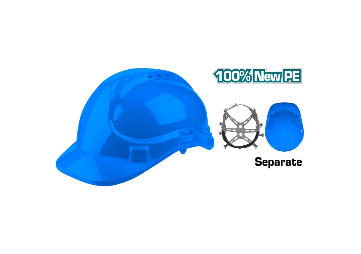 Строительный шлем синий TOTAL TSP2610