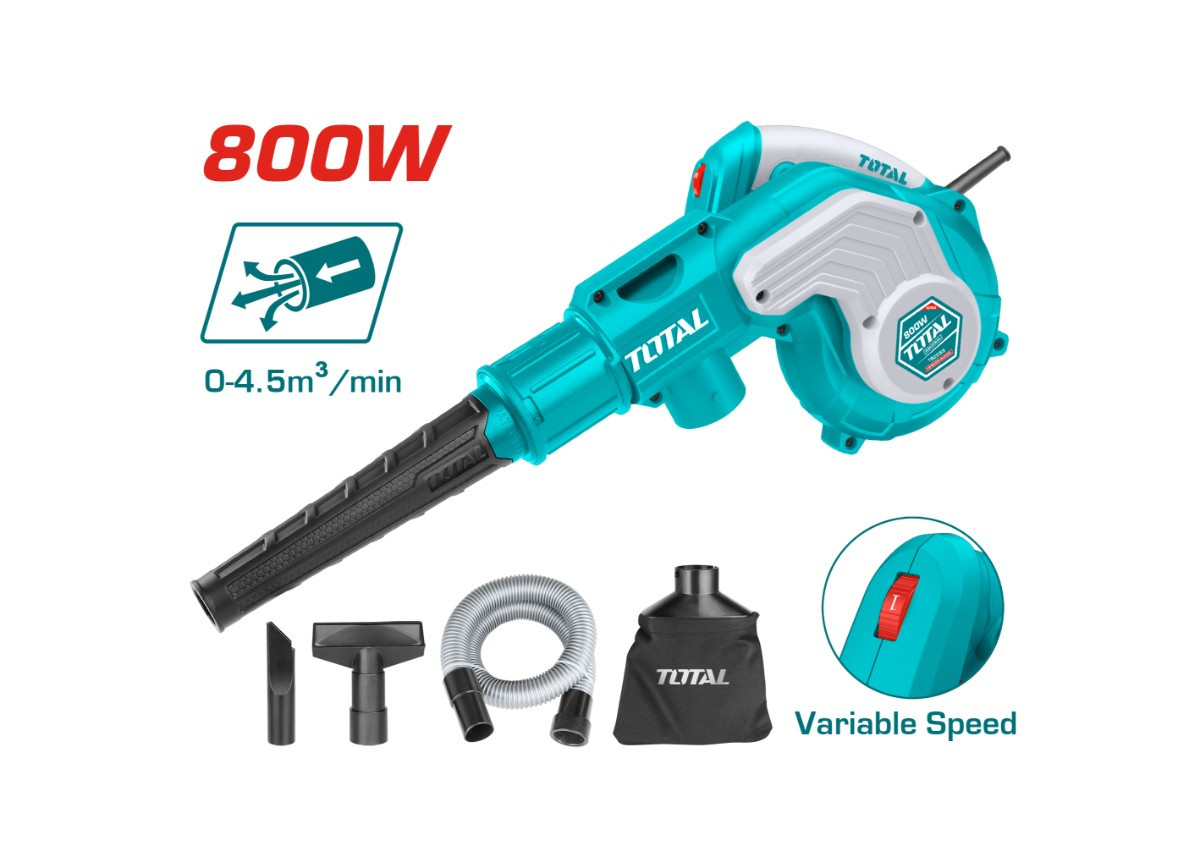 Электрическая пылесос-воздуходувка 800 Вт  TB2086 TOTAL