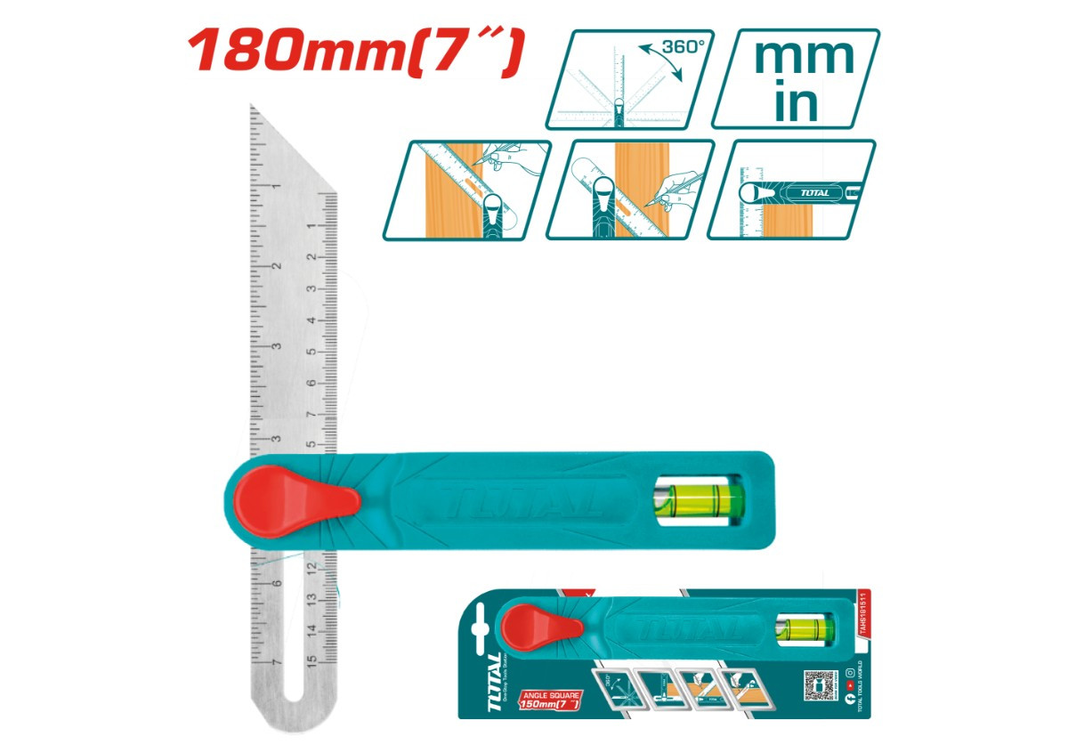 Угломер 150мм TOTAL TAHS181511