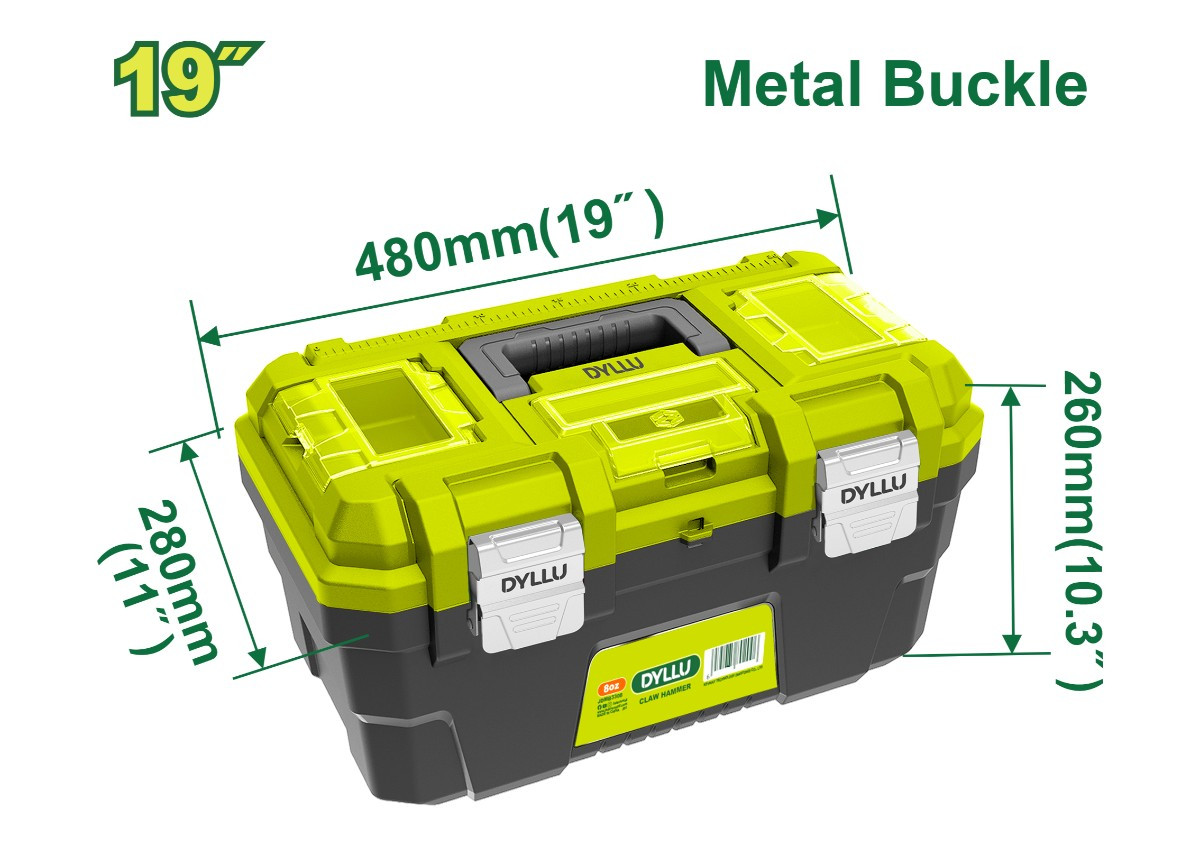 Գործիքների պլաստիկ տուփ DYLLU DTTB3319 480x280x260մմ