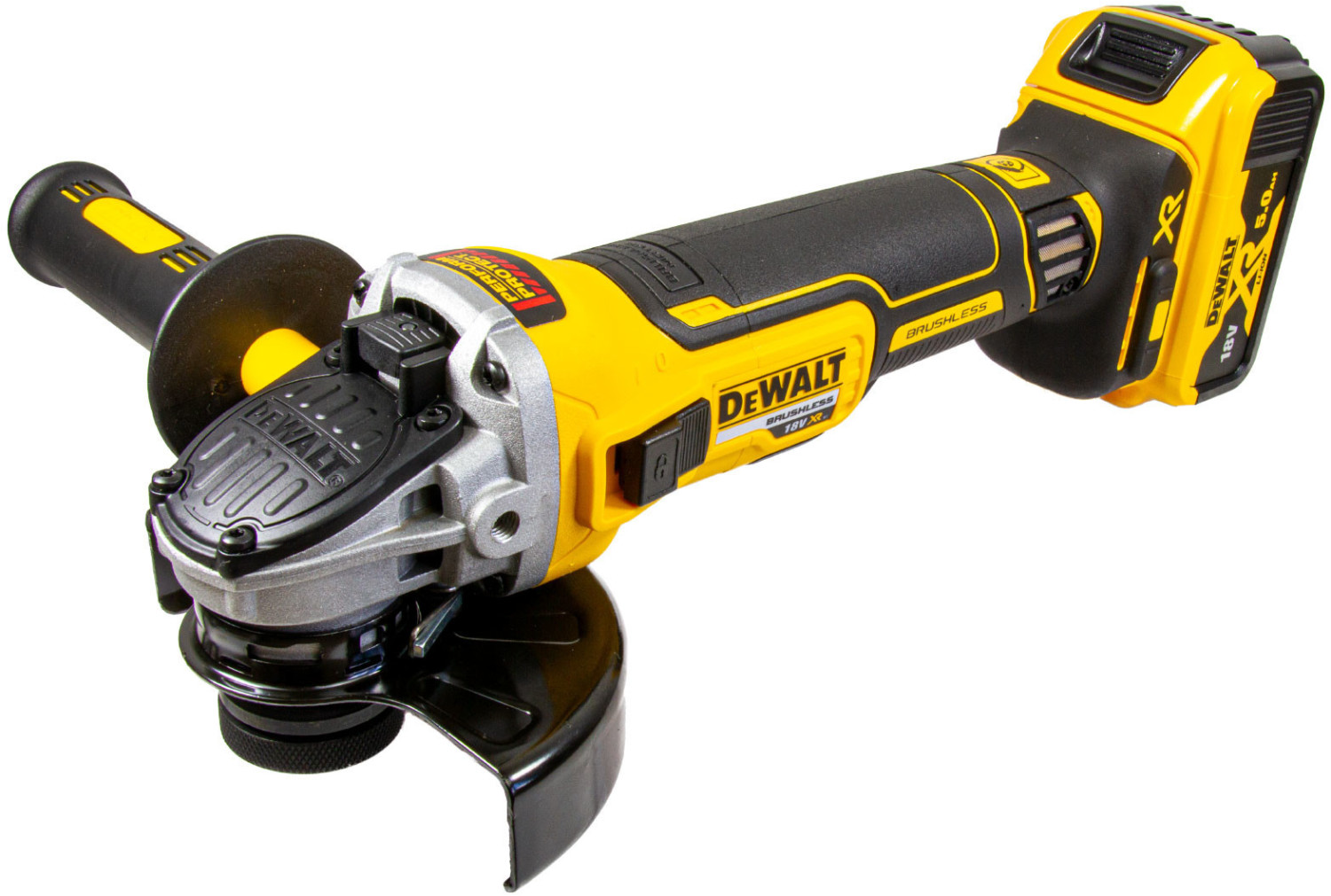 Аккумуляторная угловая шлифмашина  18 в  3*5 ահ BL батарея  DCG 405 P3 QW Dewalt