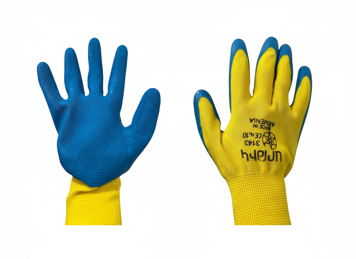 Перчатки латексные Желтые Артик