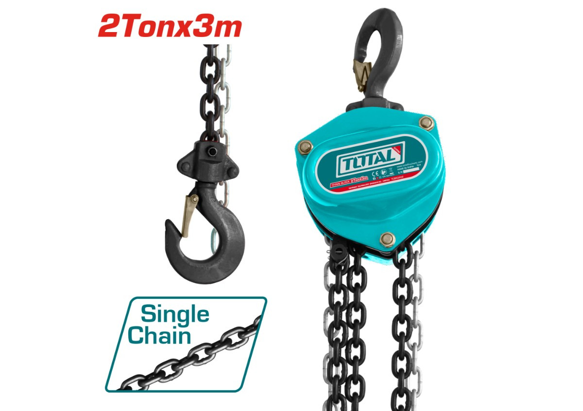 Տելֆեր մեխանիկական 2տ. 3մ TOTAL TCBK0202