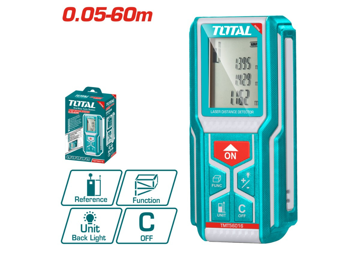 Լազերային հեռաչափ 60մ TOTAL TMT56016