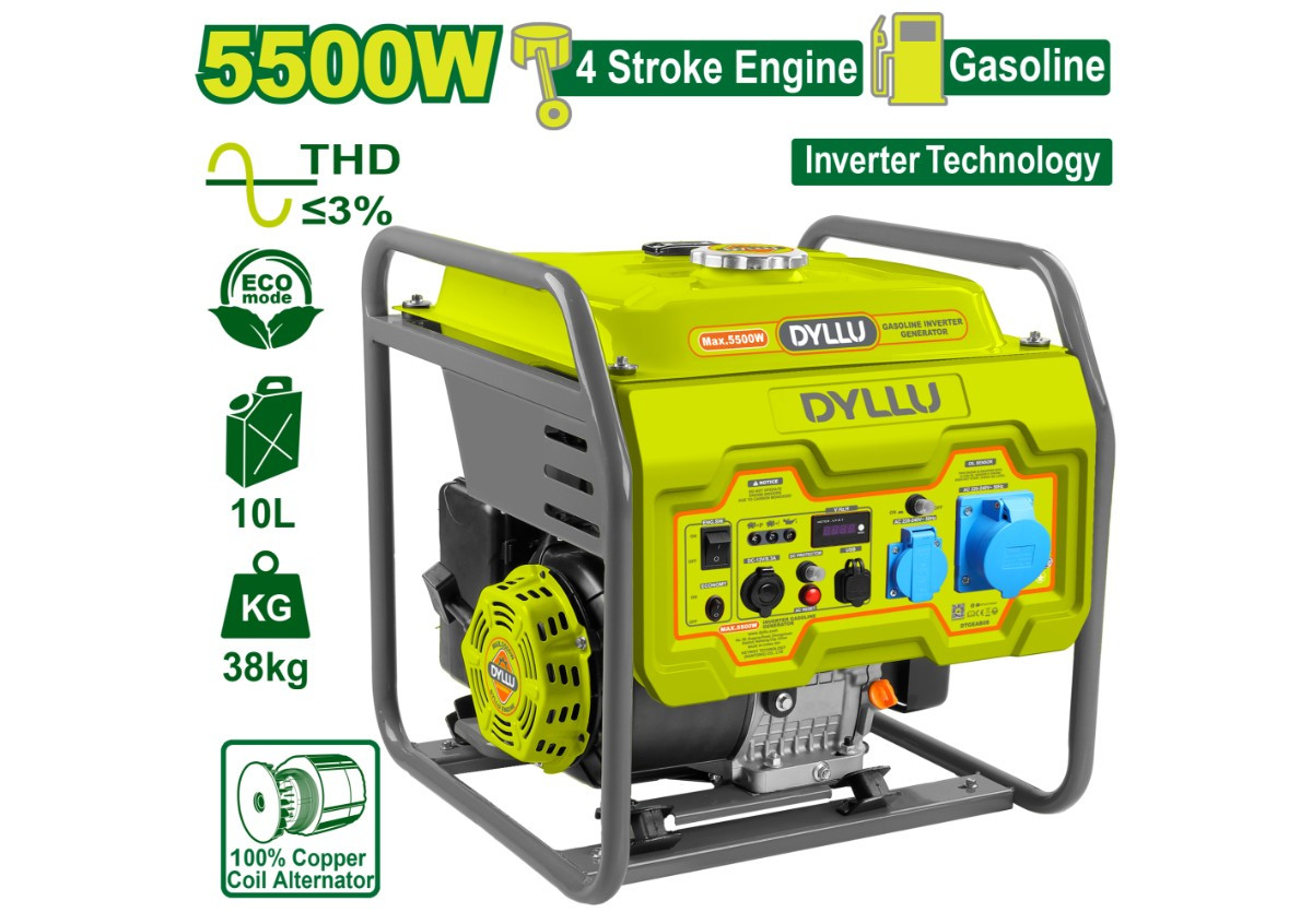 Բենզինային գեներատոր (ինվերտոր) DYLLU DTGEAB08 5500Վտ