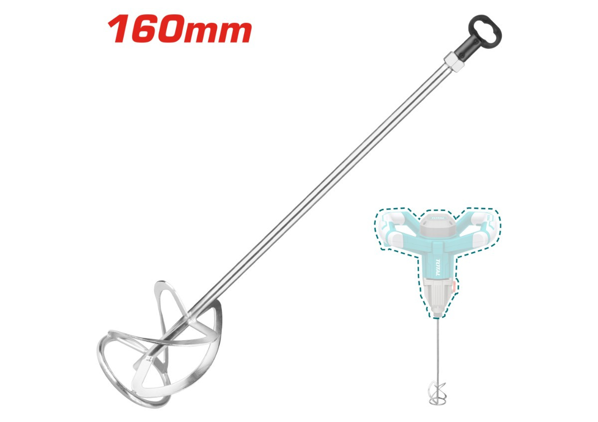 Խառնիչ չոր խառնուրդների համար 160մմ TAC331160 TOTAL