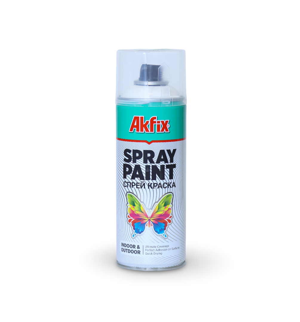 Ներկ աերոզոլային փչովի Black matt RAL9005 400ml AKFIX