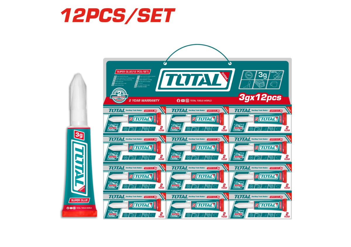 Սուպեր սոսինձ 12հ. TOTAL THT3521