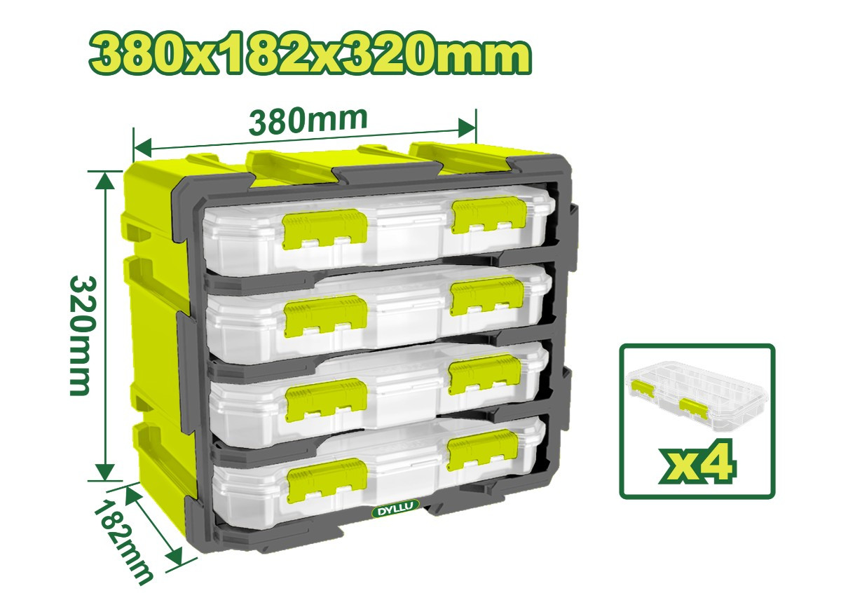 Պահեստավորման մոդուլային աշտարակ 380x182x320մմ DYLLU DTTB8344