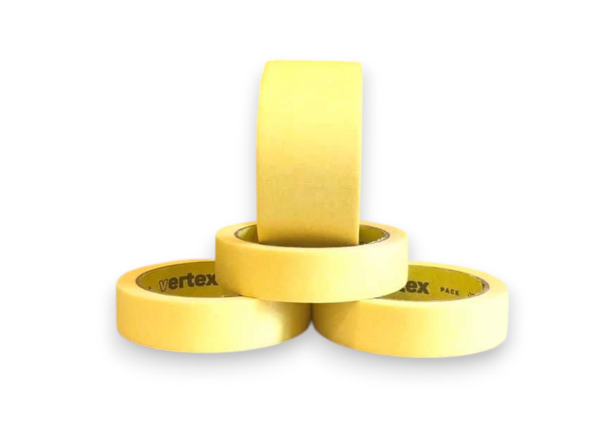 Ժապավեն ինքնակպչուն թղթյա դեղին 36մմ*25յարդ (22,8մ)  Vertex