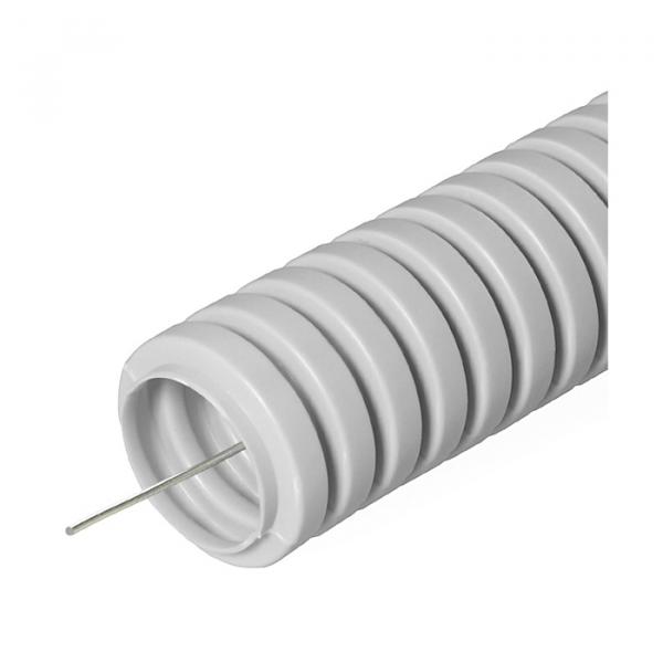 Ճկախողովակ մոխրագույն բարակ պատ 16մմ (100մ) ПРОМРУКАВ