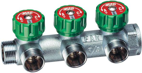 Կոլեկտոր կարգավորվող 3/4 (ԱՊ–ՆՊ), ՄՊ ելքերով FAR