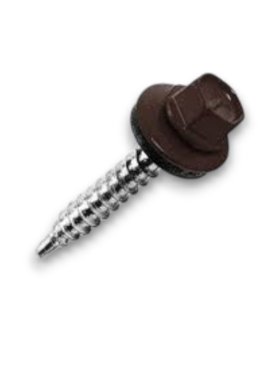 Саморез кровельный коричневый 5․5*19 (8017) GRANIT