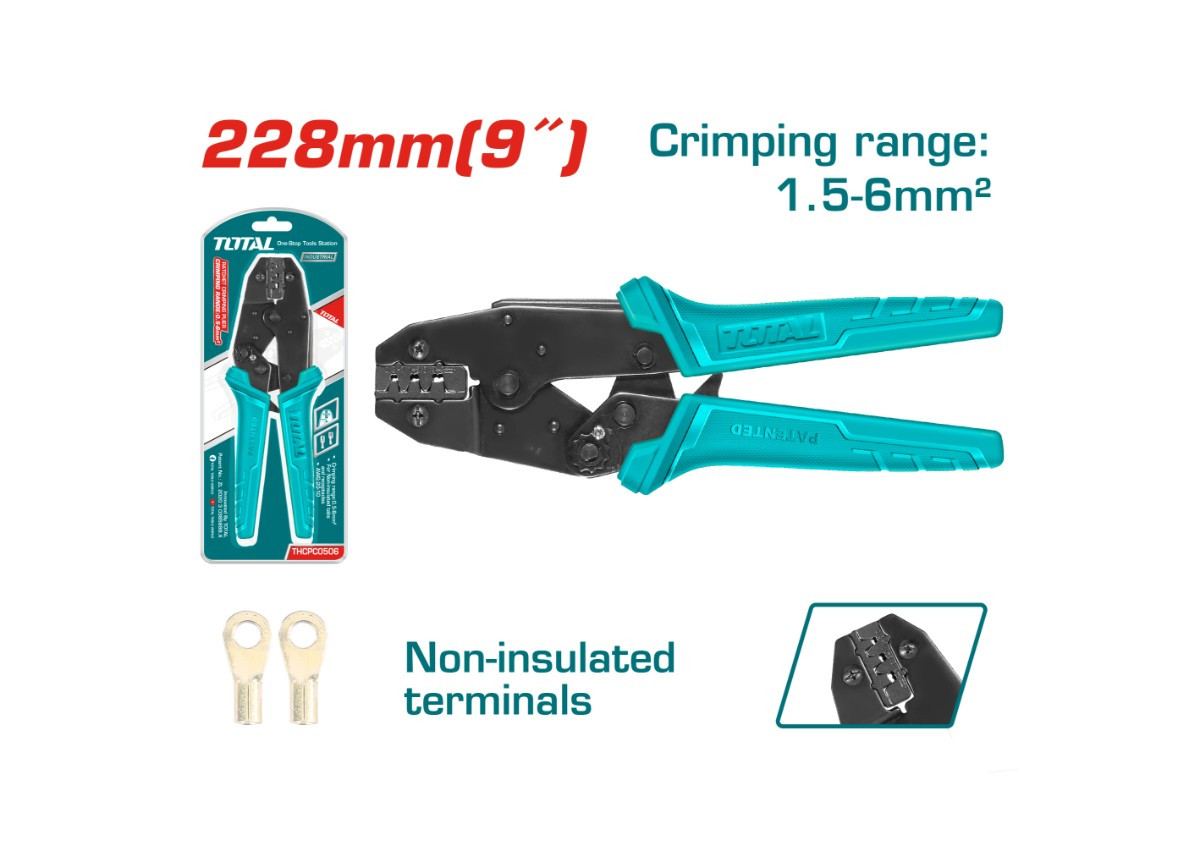 Լար սեղմիչ գործիք TOTAL THCPL1506