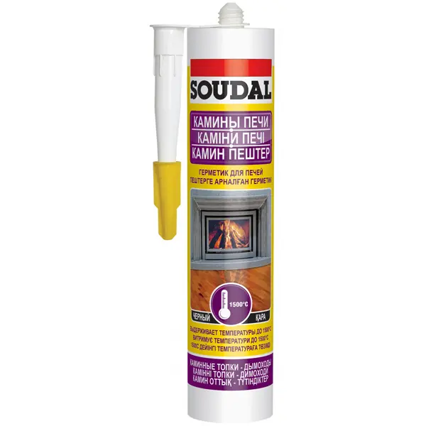 Герметик огнестойкий (1500C) для печей  SOUDAL