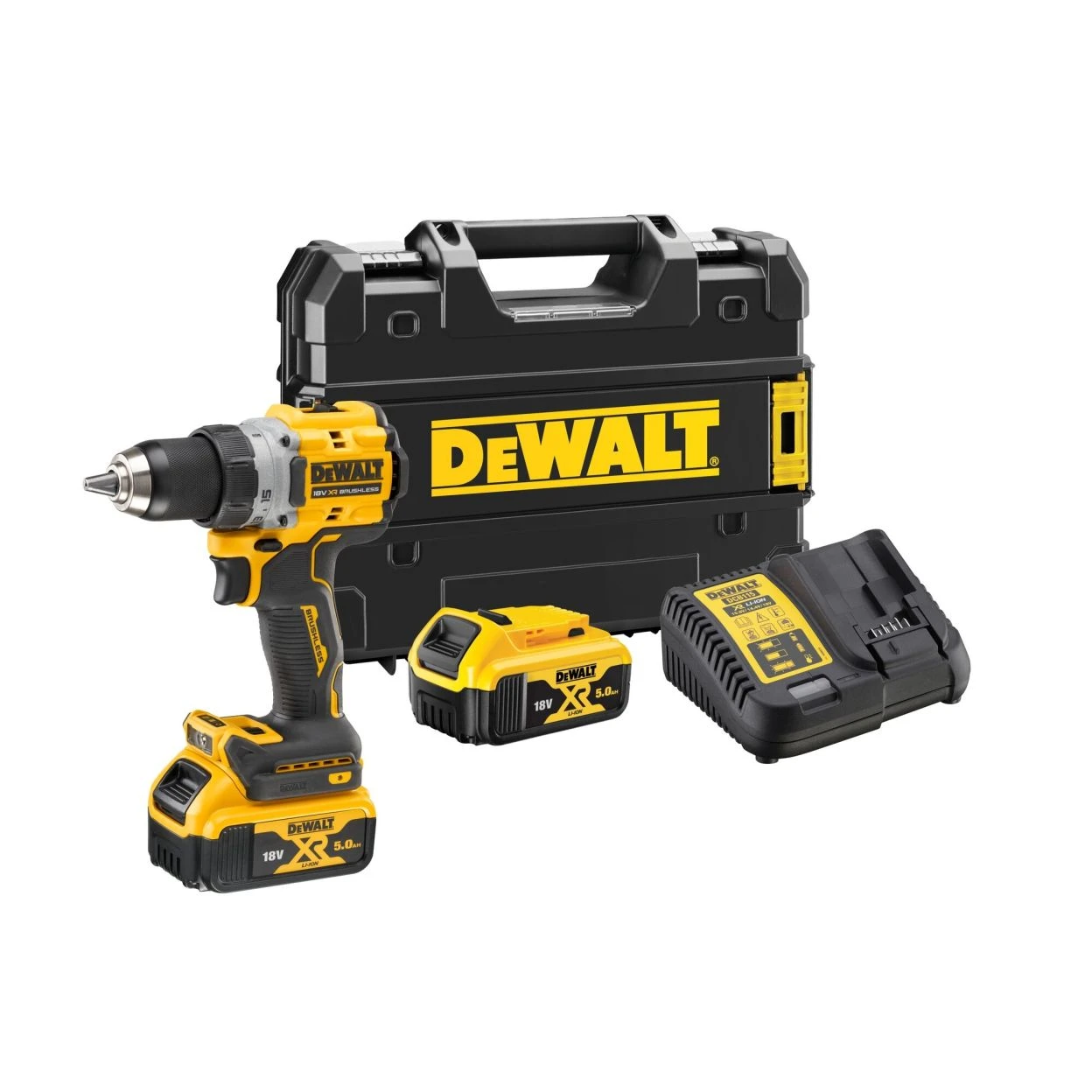 Аккумуляторная дрель-шуруповерт  18в XR 2*5 Ա Ժ  DCD 800 P2T -  QS  Dewal