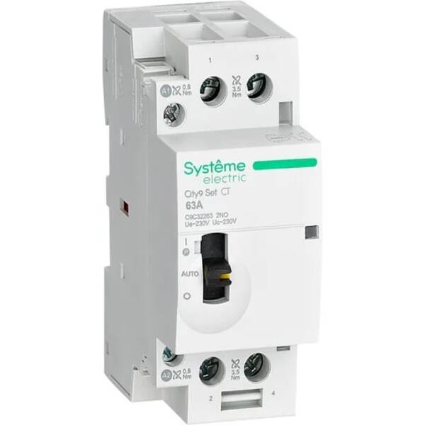 Մոդուլային թողարկիչ 2P 2HO 63A 230V City9 Set Schneider