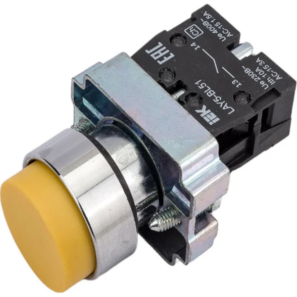 Кнопка желтая START NO XB2 XB2-BA51-YELLOW-1NO IEK