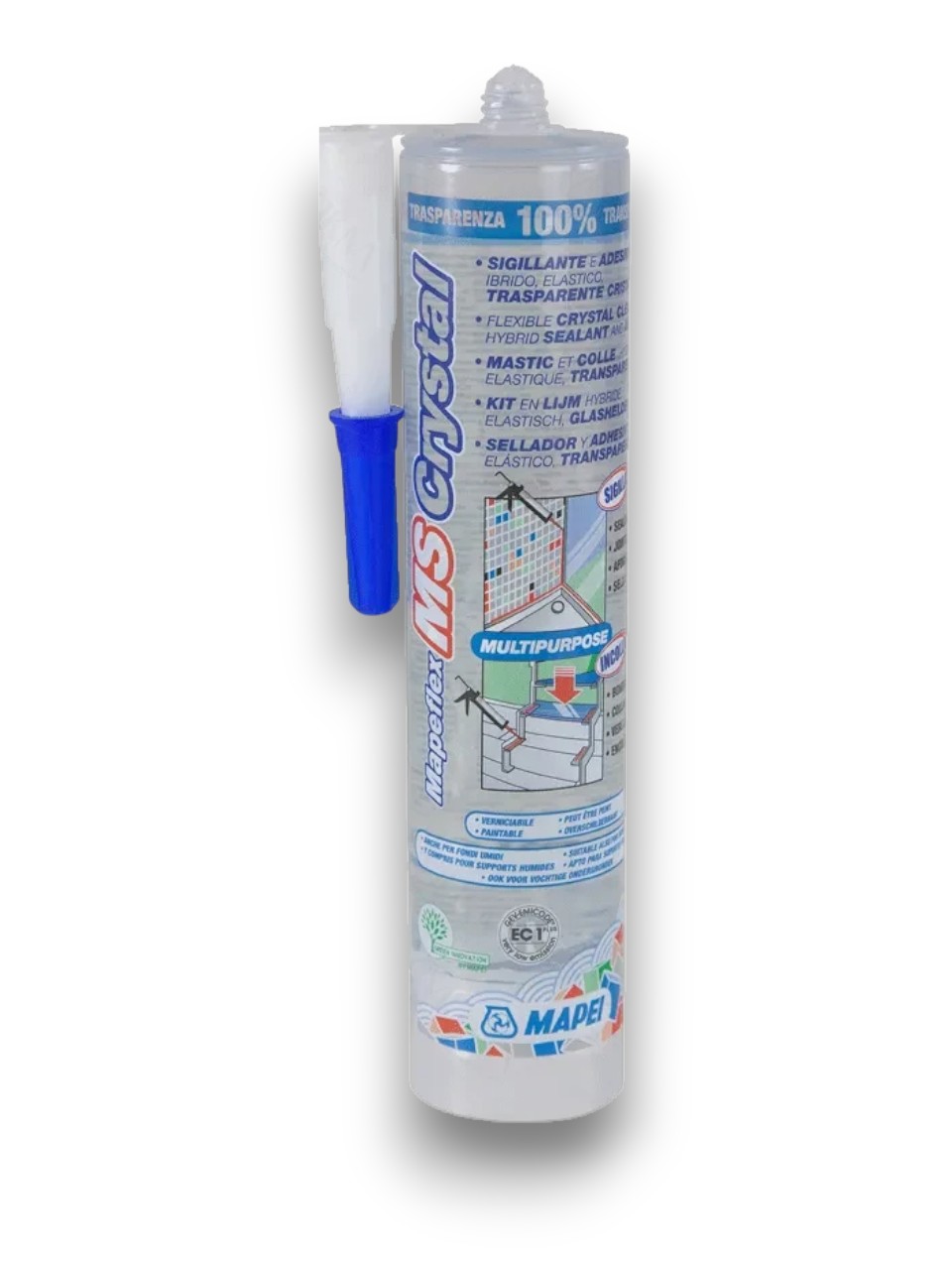 Герметик Mapeflex MS Crystal 310 мл MAPEI