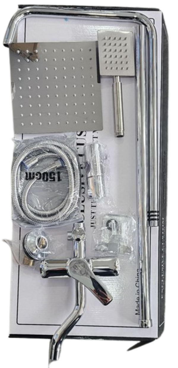 Ցնցուղ ձողով, ծորակով Chrom ցինկ KH-DS73M-ZI KH