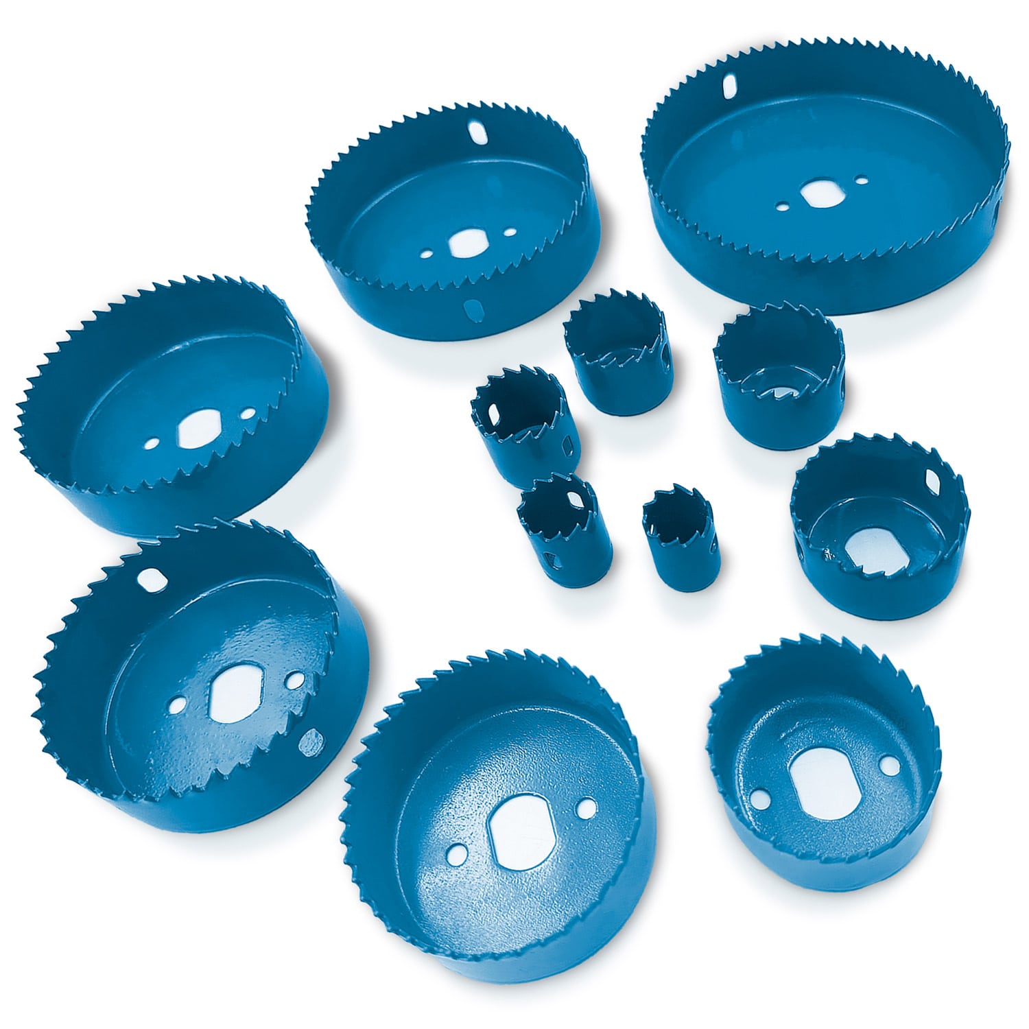 Ծակիչների հավաքածու փայտի (19, 22, 28, 32, 38, 44, 51, 67, 76, 89, 102, 127 մմ, 16 կտոր) MKSS